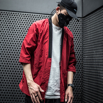 Spring and summer sunscreen clothing robe Red street jacket Casual summer jacket Waterproof thin sunscreen clothing tide