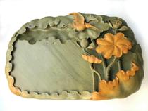 End-Ink-Stone Green End Fine Sculpture Manufacturer Direct Sale Positive Price Gift Wenfang Four Treasure Ink Stone YNF Nanfei Ink Stone