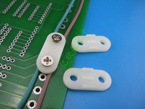 Plastic crimping wire clamp crimping piece power cord clip nylon White 20 yuan 100