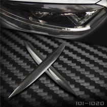 Volkswagen 14-18 models Golf 7 Carbon slim lamp eyebrow modified GTI R-Line modified carbon fiber light eyebrow 1 pair dress