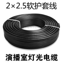 Studio lighting cable Track lighting soft sheathed cable 2-core wire and cable Power cord extension cable