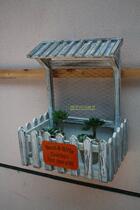 zakka Country style Vintage solid wood Succulents Wall mounted Small Flower vase Home Balcony Garden Courtyard Decoration