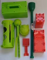 New snow toy set snow gun snowball clip snowball spoon snow brick model multi-ball clip five ball