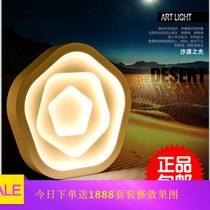 LED creative art ceiling lamp Modern simple bedroom lamp Rose fashion atmosphere living room lamp Wrought iron ceiling lamp