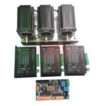 USBCNC control card set three-axis four-axis control card driver set 4A drive output driver