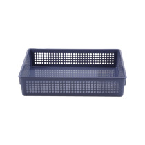 Yuansheng US-2010 A4 desktop finishing disk File disk File basket File bar data frame Blue gray