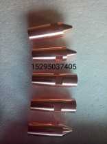  Manufacturers custom-made chromium zirconium copper 16*60 20*60 spot welding machine tip flat round straight head spot welding electromechanical pole head spot welding head