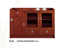 Shanghai office furniture filing cabinet door walnut short cabinet Cabinet solid wood tea cabinet floor cabinet