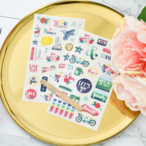 Judy hand-paved Handbook material flat pressure paste transfer paper scraper paper 2 pieces hipster AMY