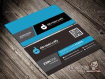 300G bifacial refilm two-dimensional code business card personality customized bifacial print design set to be upscale color print waterproof