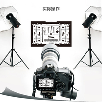 Camera security standard type 1X Resolution card ISO12233 calibration plate standard test card