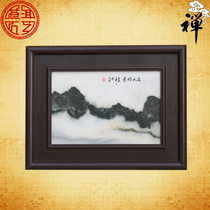 Natural marble painting fame mountain winning view hanging screen home office special price