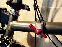 Brompton cloth modifies ultra-light titanium alloy folding knob for cloth modification accessories