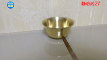 Tibetan Buddhism 8 5cm copper water supply Cup copper holy water bowl copper water supply bowl water purification Bowl set of 7