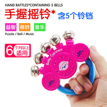 Infants grasp five fingers hand rattles cartoon hand rattles coax the baby to soothe the newborn toys