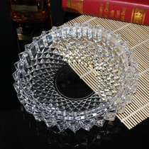 Bar hotel living room office coffee table personality large ashtray creative European crystal glass ashtray extra large