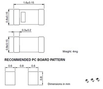 MLG1608B47NJT000 0603 47NH SMD high frequency multi-laminated layer inductor