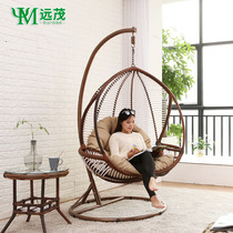 Yuanmao hanging basket rattan chair indoor rattan chair single European swing balcony rocking chair hanging chair outdoor special offer