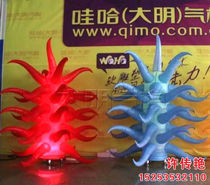 Inflatable star column gas mold light glowing gas mold Curved star bar night party decoration