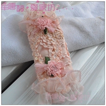 New Bowen Cloth Art Water Furong anti-cold lace door gloves door handle single price