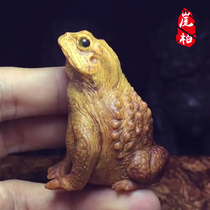 Taihang cliffs hand-held pieces of mens wood carving ornaments root carving solid wood carving wooden crafts play with the brave