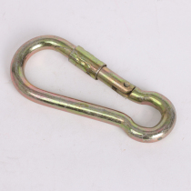 Galvanized spring hook large climbing buckle Safety buckle Insurance buckle hanging buckle Climbing Rock Climbing Key Button Buttoned Gourd Connection Buckle