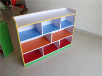 Kindergarten toy cabinet Childrens toy storage rack cabinet Storage cabinet School bag finishing cabinet Toy cabinet 8027