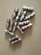 Quick twist string plate through plate through plate through plate bulkhead connector lock female copper nickel plated high pressure plug 6 8MM gas pipe joint