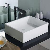 Cole Ceramic Terrace Basin Washbasin Deta Fashion Washbasin K-19897T-0 Square Art Washbasin