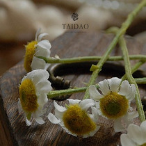 Seaside beach holiday flowers DIY handmade imitation flower headdress Mori sweet jewelry decoration material small chrysanthemum