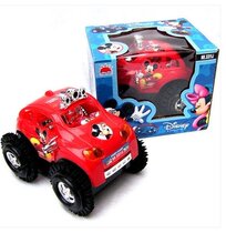 Childrens Mickey automatic roll roll over stunt car boys and girls toy car electric car racing educational toy