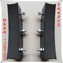 Thickened foot buckle accessories Electrician Deng cement pole foot buckle Small rubber foot buckle leather non-slip rubber leather long rubber strip