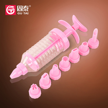 Gutai baking 8-head laminating tool Cake biscuit machine Cream puff cookie laminating gun laminating device dissolved beans