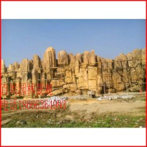 Customized cement rockery water park plastic stone rockery waterscape artificial cave courtyard garden creative gate