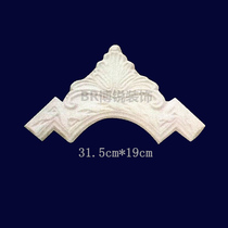 Plaster line flower corner Roman column Decorative wall Background wall Ceiling