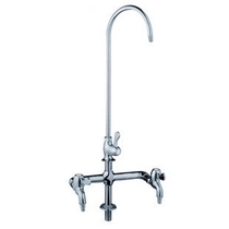 Kun Quan full copper Test triple nozzle laboratory faucet test nozzle water nozzle three faucets