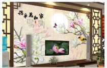 Color carved ceramic tile background wall microcrystalline Chinese living room wall brick imitation Jade TV background wall home and Wanshixing