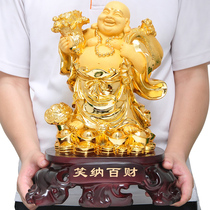 Maitreya Buddha Statue Ornaments Opening Housewarming Gifts Family Living Room TV Cabinet Office Ornaments Craft Crafts