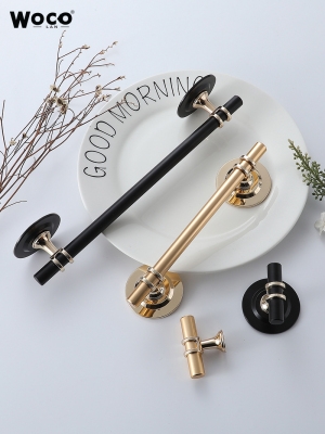 Selected moving window door handle drawer perforated wardrobe cabinet C cabinet handle door paste glass hand glass hand glass push free