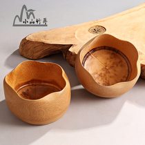 Tea ceremony storage Japanese tea dish lotus bowl bamboo bowl snack plate tea wash tea Lotus baby
