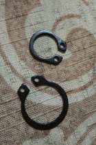 Lock Accessories Shaft With Blocking Ring Outer Card Snap Spring C Type Blocking Ring 10MM 15MM Manganese Sheet Universal Snap Ring Snap Spring