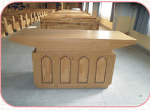 (Nazarene carpenter)Christian Church Solid wood Pulpit Pulpit Church Communion table Holy tool N501