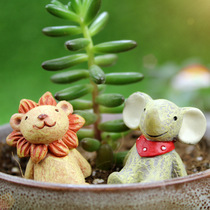 zakka groceries mini animals fleshy ornaments home shooting props accessories creative birthday