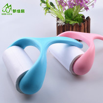 Hair remover pet home sticky paper tearable 10cm sliver dust removal roller clothes sticky wool roller