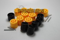 Edge banding machine fluent strip wheel Edge banding machine bracket wheel Small yellow wheel 28*3*26 28*5*26 Little Yellow Wheel