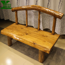 Log All solid wooden ecological creative furniture living room wooden sofa wooden sofa field backed by back sofa