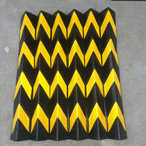 80CM reflective anti-collision strip Reflective rubber corner guard Parking corner guard Corner protector Traffic facilities