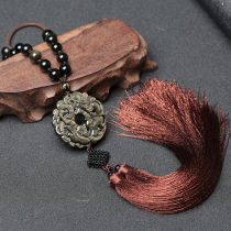 High-end car pendant natural crystal obsidian car hanging accessories high-end ornaments