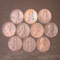 Foreign coins North American coins 10 Lincoln commemorative coins US 1 cent coins old coins