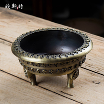 Oster Tibetan Buddhist medicine supply furnace Feeding furnace Fire supply supplies Alloy smoke supply plate Smoke supply furnace Two options